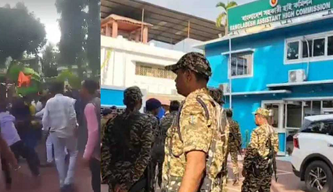 আগরতলায় বাংলাদেশি হাইকমিশনে হামলা, ভারতের দুঃখ প্রকাশ