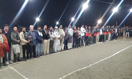 সুবর্ণচরে শহীদ জিয়া স্মৃতি নাইট শর্টপিচ ক্রিকেট টুর্ণামেন্টের উদ্বোধন