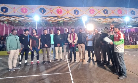পঞ্চগড়ে সাবু মেম্বার ব্যাডমিন্টন টুর্নামেন্টের উদ্বোধন