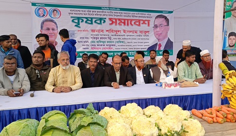 সালথার মাঝারদিয়া ইউনিয়নে কৃষক সমাবেশ অনুষ্ঠিত