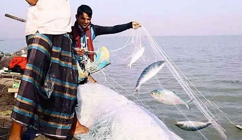 ৫৮ দিন ইলিশ ধরা বন্ধ 