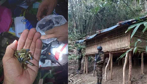 রাঙ্গামাটিতে ইউপিডিএফের গোপন আস্তানা থেকে গোলাবারুদ উদ্ধার