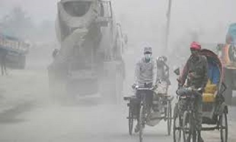 বায়ু দূষণের তালিকায় ঢাকা আজ ১১তম