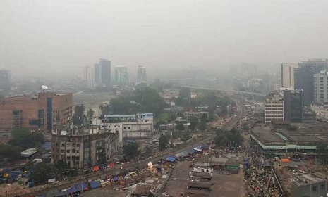 ঢাকার যেসব এলাকায় বায়ু আজ ‘ঝুঁকিপূর্ণ’