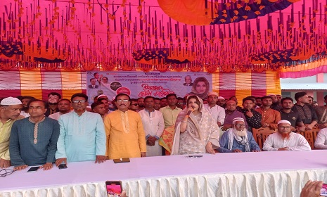 সালথার গট্টিতে খালেদা জিয়ার সুস্বাস্থ্য কামনায় ইফতার মাহফিল