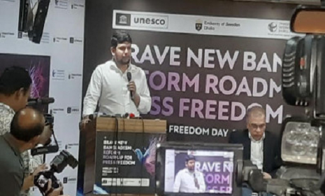 ‘সাংবাদিক সুরক্ষা আইন করতে চাই’