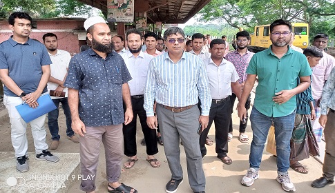 সোনাতলা রেলষ্টেশন পরিদর্শন করলেন ডিআরএম
