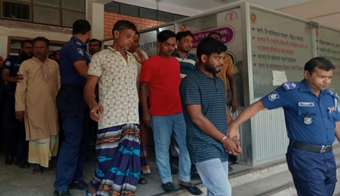 আশাশুনির ভূমিহীন পল্লীতে হামলা-ভাঙচুর মামলায় ৮ আসামি জেল হাজতে