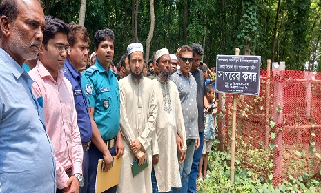 শহীদ সাগরের মরদেহ উত্তোলনে পরিবারের আপত্তি