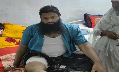 নড়াইলে জমি নিয়ে বিরোধ, প্রতিপক্ষের হামলায় ব্যবসায়ী জখম