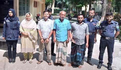 সোনাতলায় পুলিশের অভিযানে ভিকটিম উদ্ধার, গ্রেপ্তার ৪