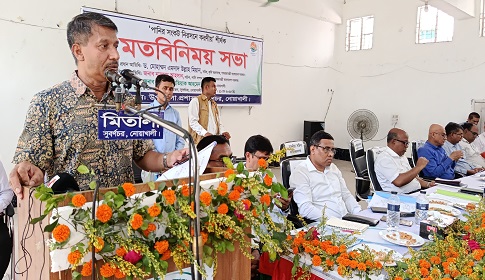 সুবর্ণচরে পানির সংকট নিরসনে সমন্বিত পদক্ষেপের আশ্বাস দিলেন কৃষি সচিব