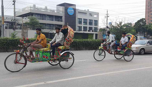 ঢাকায় রিকশা চলাচল নিয়ে নতুন সিদ্ধান্ত