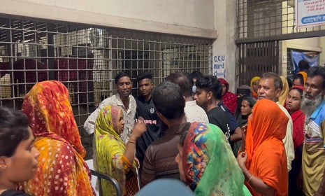 কুষ্টিয়ায় পরকীয়ার জেরে স্ত্রীকে হত্যা, মৃত্যুর সাথে পাঞ্জা লড়ছে দুই শিশুকন্যা