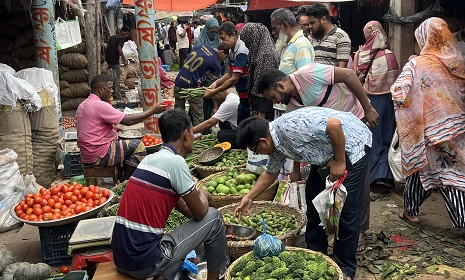 কুষ্টিয়ার বাজারে কমেছে সব প্রকার সবজির দাম