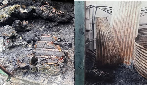 ছেংগারচর বাজারে অগ্নিকাণ্ডে পুড়ে গেছে চারটি দোকান, ১০ লাখ টাকার ক্ষয়ক্ষতি