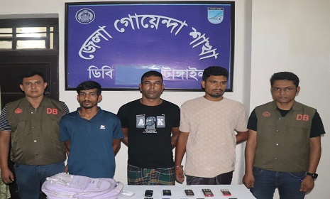 টাঙ্গাইলে বাসে ডাকাতির ঘটনায় ৩ ডাকাত গ্রেফতার