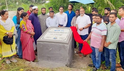 ‘জুলাই-৩৬’ স্মৃতিফলক নির্মাণ কাজের উদ্বোধন