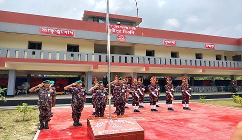 দেবহাটা সীমান্তে বিজিবির ছুটিপুর বিওপি উদ্বোধন