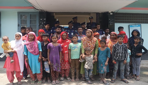 পঞ্চগড় সীমান্তে ভারতের পুশইন, ৯ শিশুসহ আটক ২৬