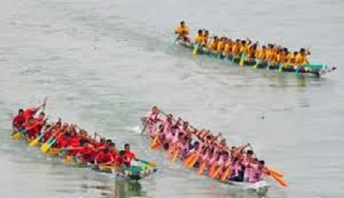 সাতক্ষীরার শ্যামনগরে নৌকা বাইচ অনুষ্ঠিত