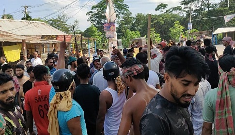 গোপালগঞ্জে সুদের টাকা লেনদেনের বিরোধ নিয়ে সংঘর্ষে পুলিশ সহ আহত ২৫  