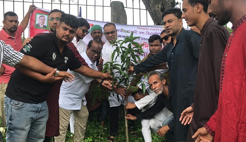 শ্রীমঙ্গল পৌর যুবদলের পক্ষ থেকে বৃক্ষরোপন কর্মসূচি ও আলোচনা সভা