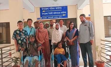 কাপ্তাইয়ে সিসিএইচপির প্রকল্প কার্যক্রম সমাপনী সভা ও হুইল চেয়ার বিতরণ