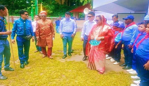 কাপ্তাইয়ে কাব কার্ণিভাল অনুষ্ঠান উদ্বোধন