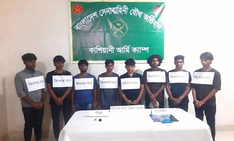 গোপালগঞ্জে কিশোর গ্যাং ‘ডেমন বয়েজ’ গ্রুপের ৮ সদস্যকে জেল-জরিমানা 