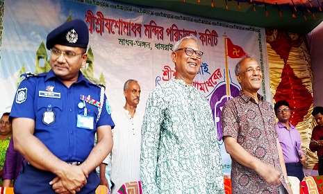 ধামরাইয়ে যশোমাধবের রথযাত্রা উৎসব ও মেলার উদ্বোধন