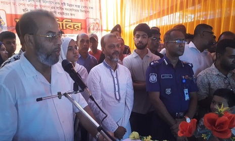 বাগেরহাটে বিএনপি নেতার চিকিৎসা ক্যাম্পে ৫০০০ রোগীকে বিনামূল্যে চক্ষু চিকিৎসা 