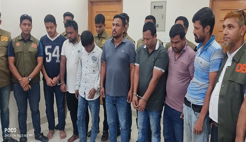 বাগেরহাটে হ্যামকো কোম্পানির কোটি টাকার লুন্ঠিত মালামালসহ ৯ ডাকাত গ্রেফতার