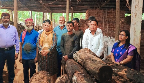 কাপ্তাই ন্যাশনাল পার্ক ও বিএফআই ডিসি পরিদর্শনে বন সচিব