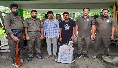 সুন্দববনে হরিণের ১০ কেজি মাংসসহ দুই পাচারকারী আটক
