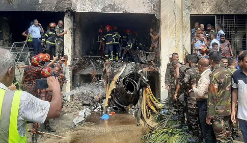 উত্তরায় বিমান বিধ্বস্তের ঘটনায় নিহত ১৯, আহত দেড় শতাধিক