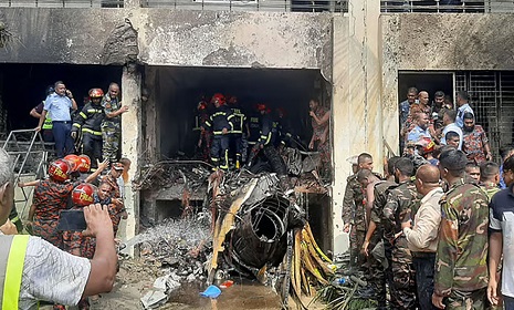 উত্তরায় বিমান বিধ্বস্ত, শেষ হলো উদ্ধার অভিযান