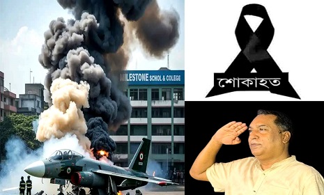বিমান দুর্ঘটনায় শোক প্রকাশ করেছেন বিএনপি নেতা জাকারিয়া পিন্টু