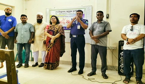 শ্রীমঙ্গলে নিরাপদ সড়ক চাই’র উদ্যোগে শিক্ষার্থী সমাবেশ