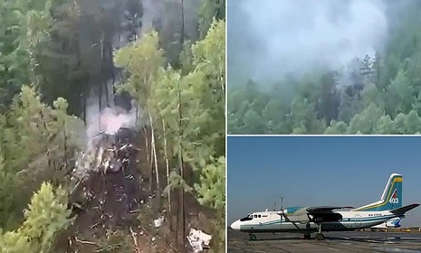রাশিয়ায় উড়োজাহাজ বিধ্বস্ত, ৪৯ আরোহীর সবাই নিহত