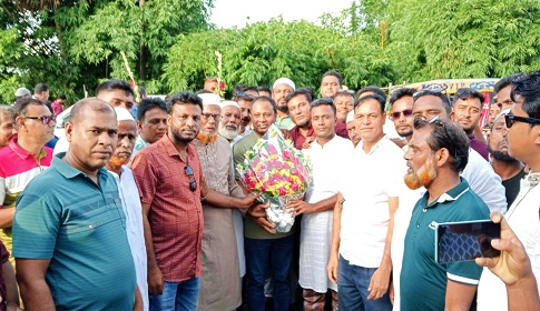 মালদ্বীপ বিএনপির সভাপতি খলিলুর রহমানকে সংবর্ধনা
