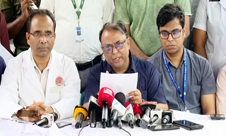 ‘বিমান বিধ্বস্তে দগ্ধ পাঁচজনের অবস্থা সংকটাপন্ন’