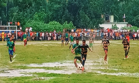কৃষি বিজ্ঞানী ড. আলী আফজাল ফুটবল টুর্নামেন্টে ফাইনালে মহম্মদপুর ফুটবল একাদশ