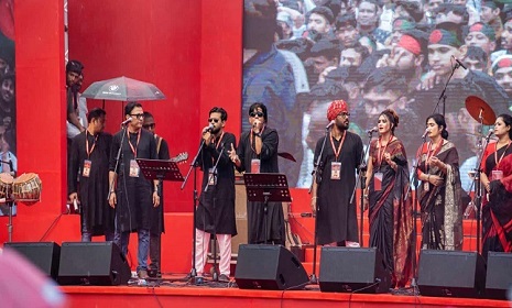 আড়াই শতাধিক শিল্পীর অংশগ্রহণে ‘৩৬ জুলাই’ উদযাপন