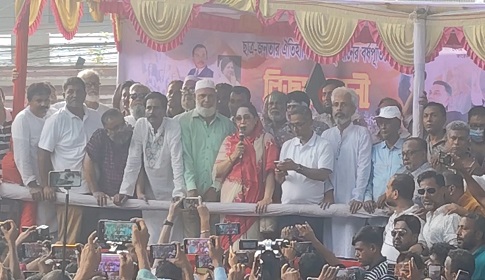 জুলাই গণঅভ্যুত্থান দিবস উপলক্ষে ফরিদপুরে বিএনপির বিজয় র্যালি সমাবেশ