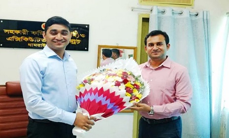 ধামরাইয়ে নতুন সহকারী কমিশনার ভূমি ও নির্বাহী ম্যাজিষ্ট্রেট যোগদান 
