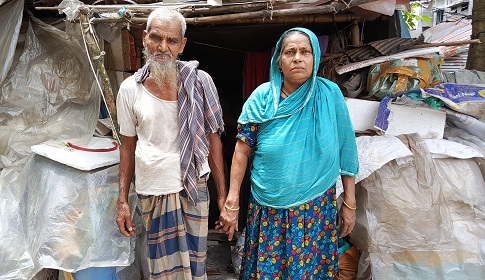 দারিদ্র্যতার মধ্যেও হাত ছাড়েননি দেলোয়ার-রহিমা