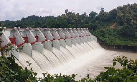 কাপ্তাই হ্রদের পানি বিপদসীমায়, ফের খুলে দেওয়া হলো ১৬ জলকপাট
