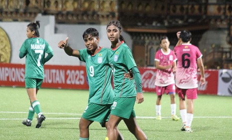 ভুটানের বিপক্ষে দারুণ জয়ে সাফ শুরু বাংলাদেশের