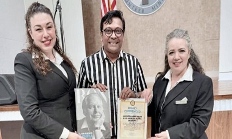 যুক্তরাষ্ট্রে সম্মাননা পেলেন অভিনেতা মিলন